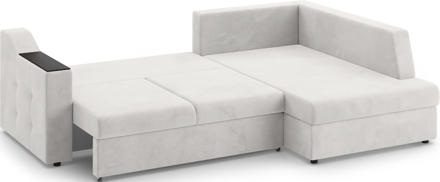 Диван угловой Невада, модель 020, комплектация 3 правый, Omega 01 (бежевый)