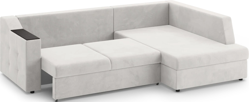 Диван угловой Невада, модель 020, комплектация 3 правый, Omega 01 (бежевый)