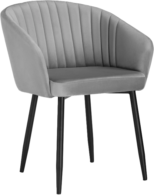 Стул Корсо, темно-серое / черное
