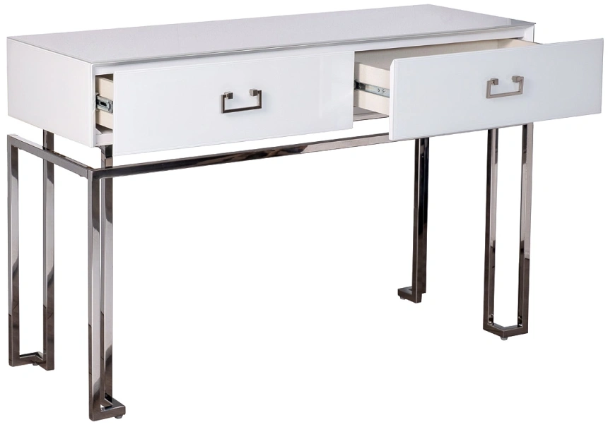 Туалетный столик KFG070-NI, белый/ хром  