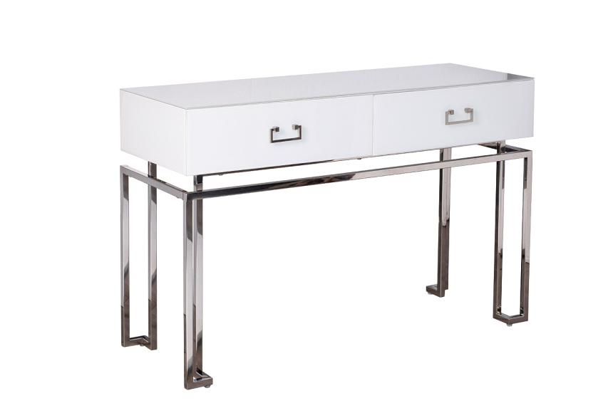 Туалетный столик KFG070-NI, белый/ хром  
