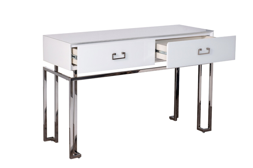 Туалетный столик KFG070-NI, белый/ хром  