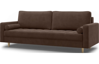 Диван прямой Нумо, модель 044, Ultra Chocolate (коричневый)