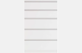 Комод Морвик, 5 ящиков, 70x112, Белый
