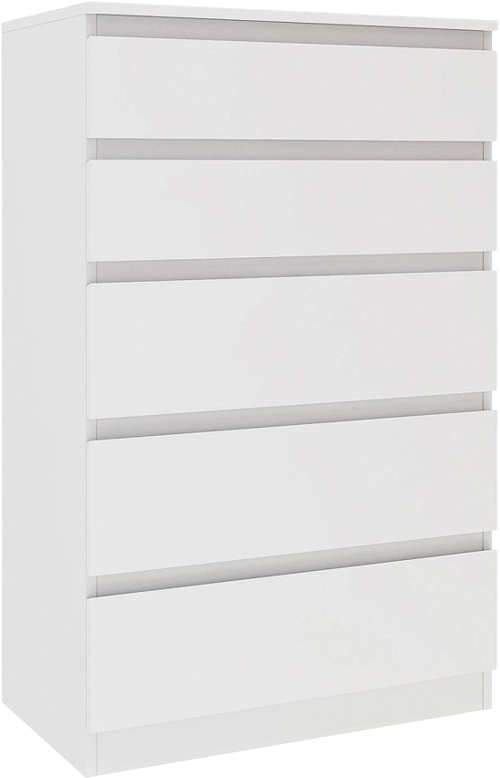 Комод Морвик, 5 ящиков, 70x112, Белый