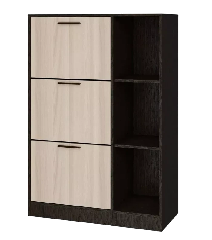 Тумба для обуви Лофт-5, Венге/Ясень шимо светлый