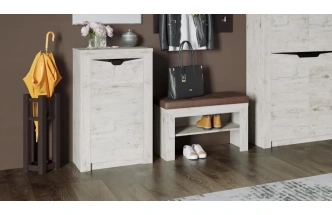 Модульная прихожая Соренто, композиция 4, Дуб бонифаций