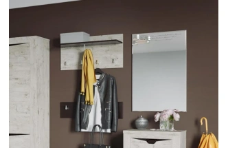 Модульная прихожая Соренто, композиция 4, Дуб бонифаций