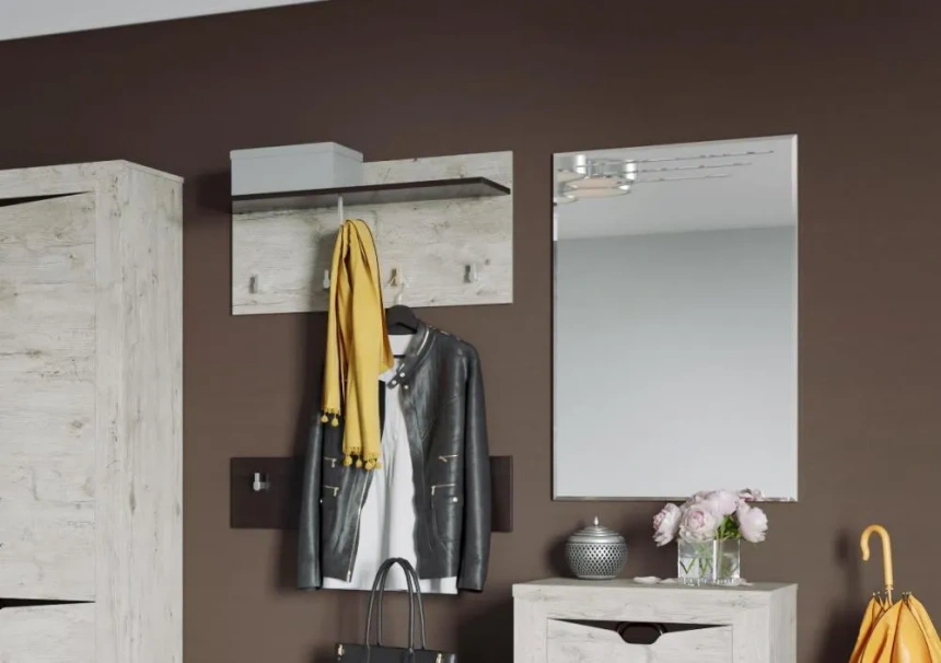 Модульная прихожая Соренто, композиция 4, Дуб бонифаций