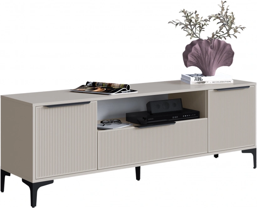 ТВ-тумба широкая Иадама, кашемир / кашемир