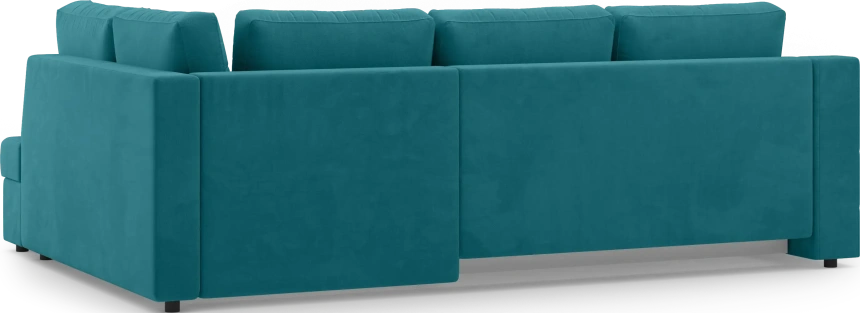 Диван угловой Невада, модель 020, комплектация 3 правый, Omega 61 (зелёный)