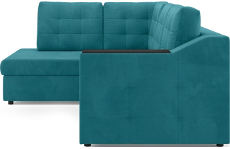 Диван угловой Невада, модель 020, комплектация 3 правый, Omega 61 (зелёный)