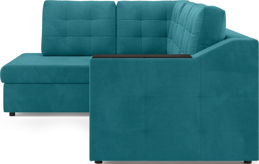 Диван угловой Невада, модель 020, комплектация 3 правый, Omega 61 (зелёный)