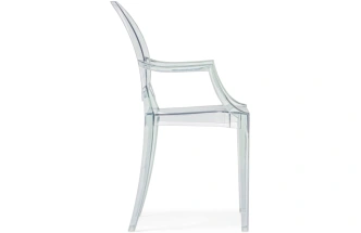 Пластиковый стул Luis, с подлокотниками, серый