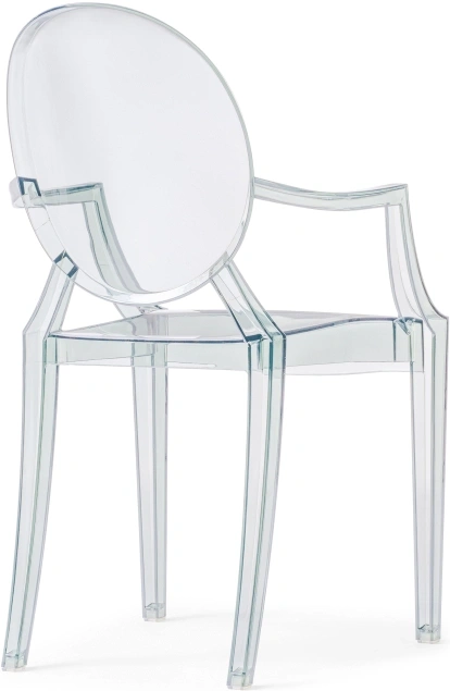 Пластиковый стул Luis, с подлокотниками, серый