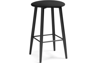 Полубарный табурет Гангток, катания блэк / черный матовый