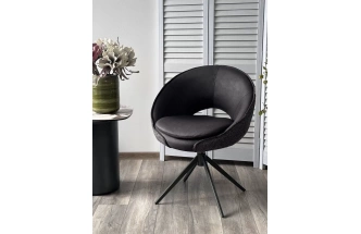 Стул Anabel, поворотный, темно-серый Maison 99#, Ote Cobble 457, серый каркас