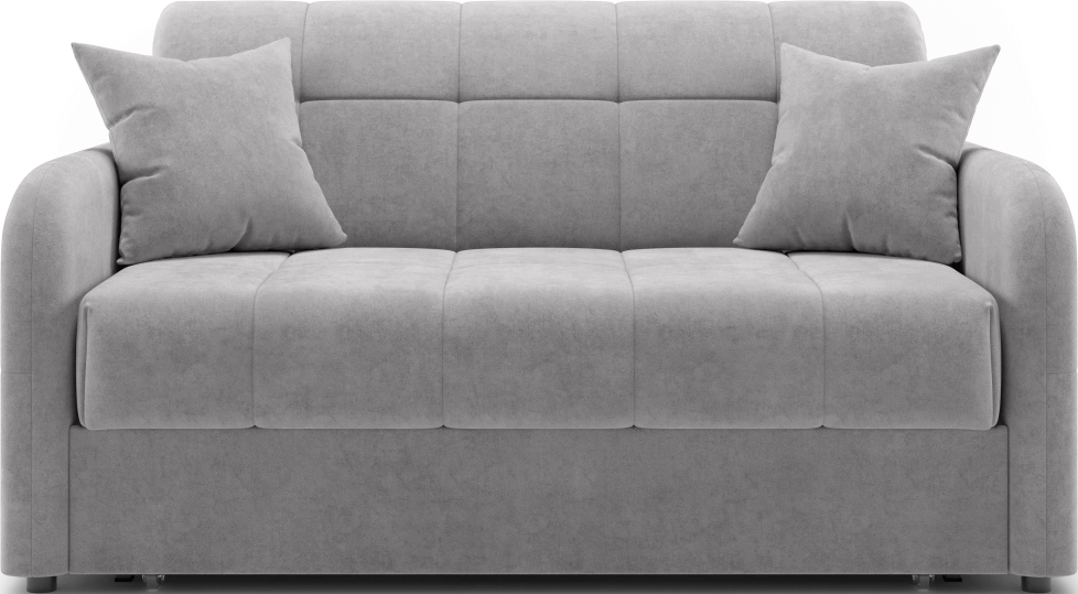 Диван прямой Гаспар 140, модель 045, Hope 08 (светло-серый)