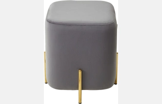 Пуф Ares, Bluvel-14 grey / gold