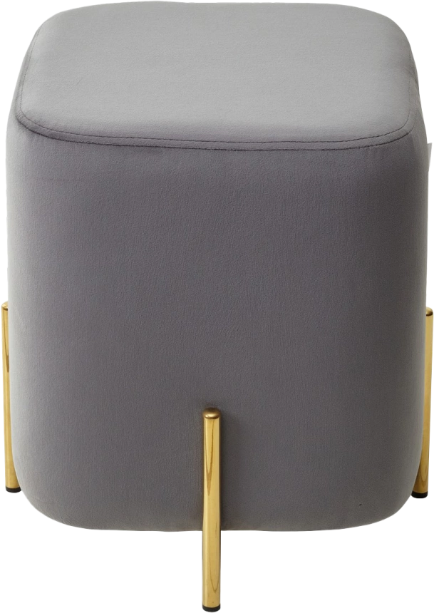 Пуф Ares, Bluvel-14 grey / gold