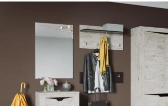 Зеркало Соренто, настенное, дуб бонифаций 60*84 см