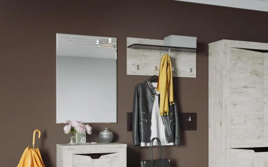 Зеркало Соренто, настенное, дуб бонифаций 60*84 см