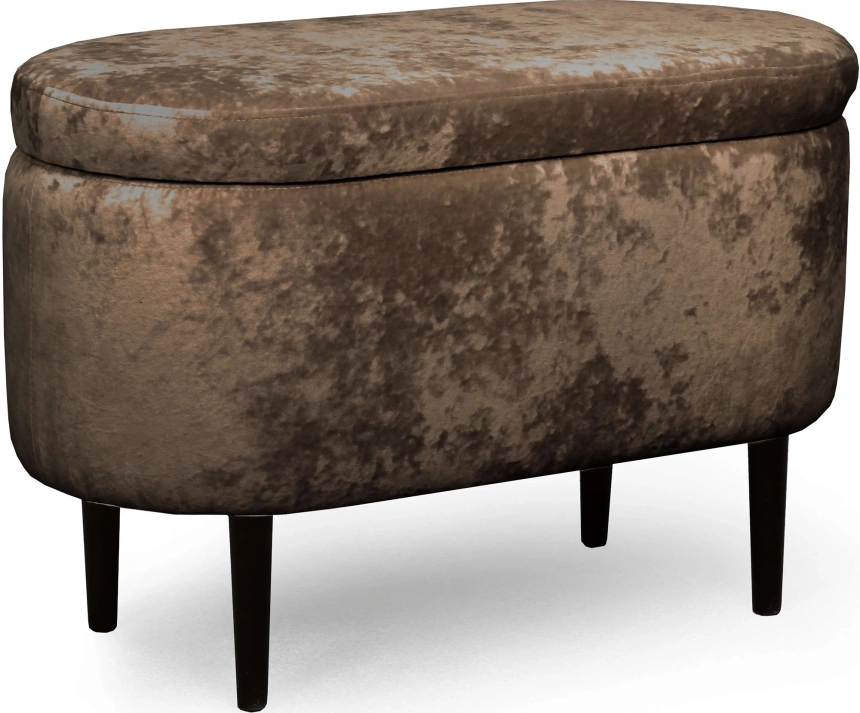 Банкетка Олаф, с нишей, ткань тиффани коричневый