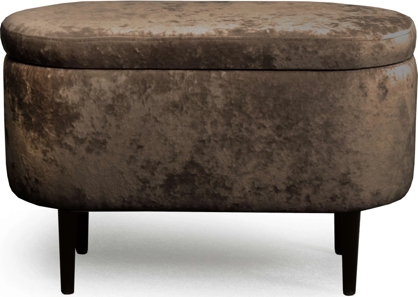 Банкетка Олаф, с нишей, ткань тиффани коричневый