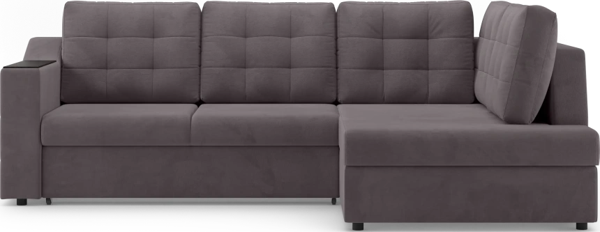 Диван угловой Невада, модель 020, комплектация 3 правый, Omega 24 (коричневый)