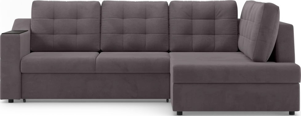 Диван угловой Невада, модель 020, комплектация 3 правый, Omega 24 (коричневый)