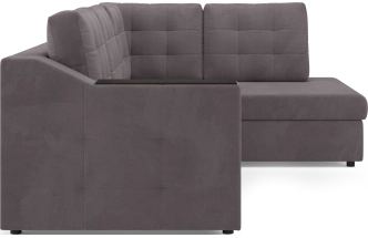 Диван угловой Невада, модель 020, комплектация 3 правый, Omega 24 (коричневый)