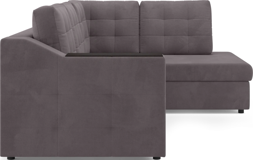 Диван угловой Невада, модель 020, комплектация 3 правый, Omega 24 (коричневый)