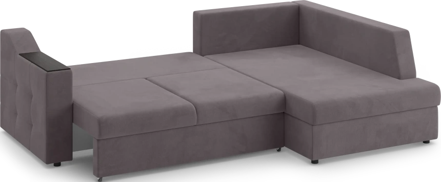 Диван угловой Невада, модель 020, комплектация 3 правый, Omega 24 (коричневый)