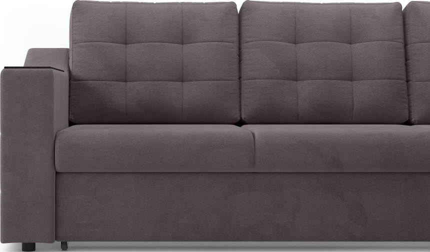 Диван угловой Невада, модель 020, комплектация 3 правый, Omega 24 (коричневый)