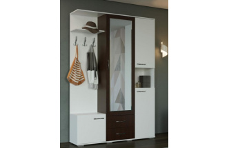 Прихожая Бертра, венге / белый