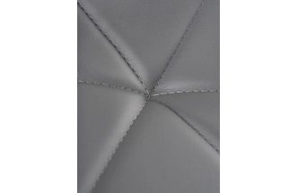 Стул Вальд, на металлокаркасе, серый / серый глянец