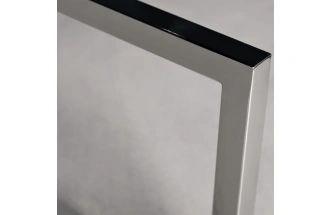 Барный стул 76AR-60337, велюр, серый / хром