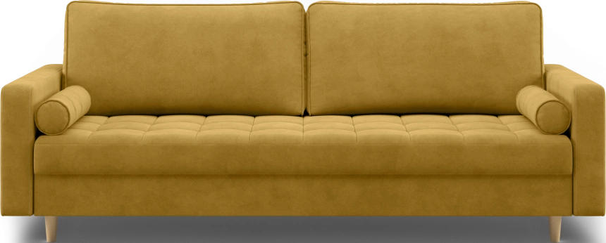 Диван прямой Нумо, модель 044, Ultra Mustard (горчичный)