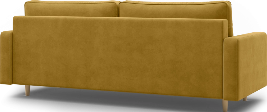 Диван прямой Нумо, модель 044, Ultra Mustard (горчичный)