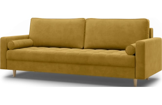 Диван прямой Нумо, модель 044, Ultra Mustard (горчичный)