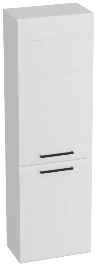 Шкаф двухдверный Кёльн 1960, с полками, белый аляска / белый глянец