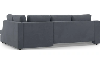 Диван угловой Невада, модель 020, комплектация 3 правый, Omega 32 (темно-серый)