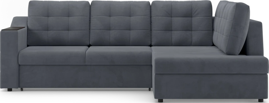 Диван угловой Невада, модель 020, комплектация 3 правый, Omega 32 (темно-серый)