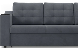 Диван угловой Невада, модель 020, комплектация 3 правый, Omega 32 (темно-серый)