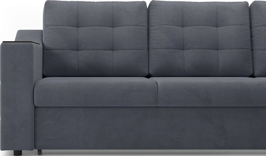 Диван угловой Невада, модель 020, комплектация 3 правый, Omega 32 (темно-серый)