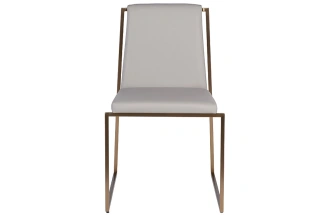 Стул 58DB-28019 , мягкий, искусственная кожа, серый