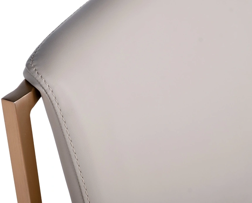 Стул 58DB-28019 , мягкий, искусственная кожа, серый 