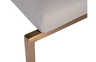 Стул 58DB-28019 , мягкий, искусственная кожа, серый