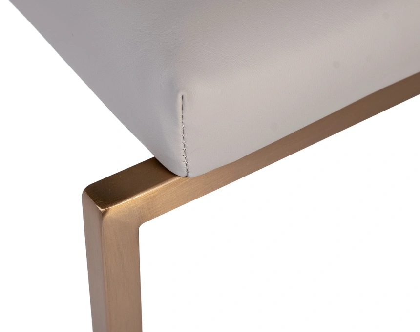 Стул 58DB-28019 , мягкий, искусственная кожа, серый 