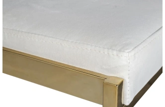 Барный стул GY-B8216GOLD-LG , велюр, светло-серый / золото  